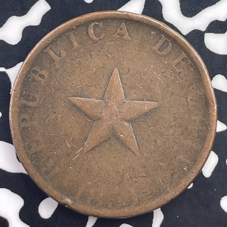Read more about the article 1851 Chile 1 Centavo Lot#C4673