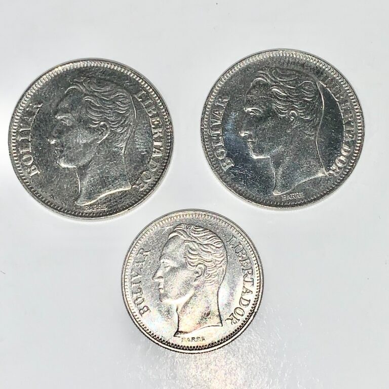 Read more about the article Lot of 3 Venezuelan Coins