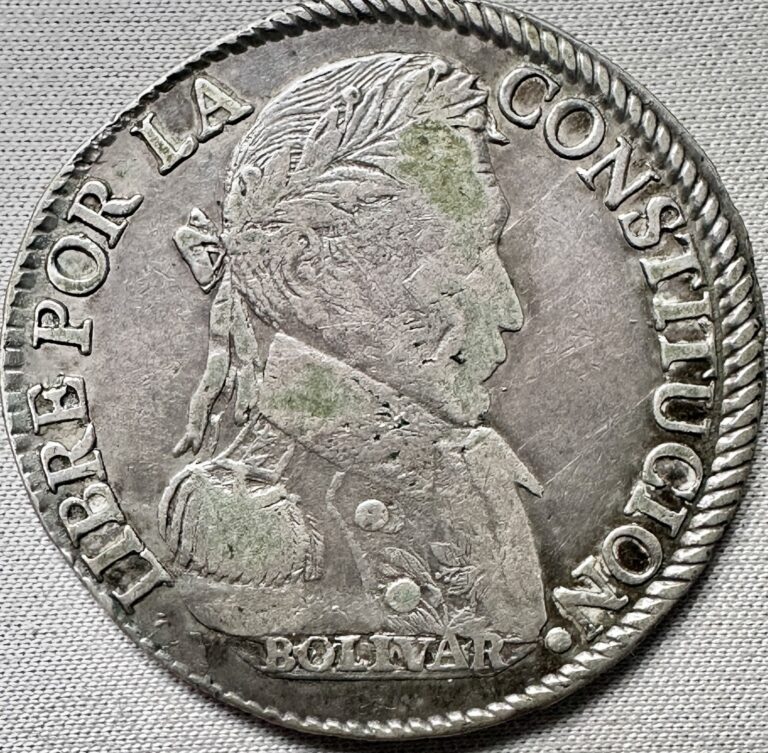 Read more about the article 1830 Bolivia 4 Soles Antique Bolivar Silver Coin KM# 96a BEST SELLER