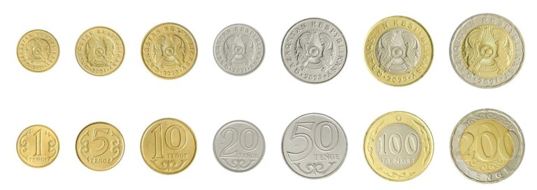 Read more about the article Kazakhstan 1-200 Tenge 7 Pieces Set  2019-2023  KM #458-505  Mint