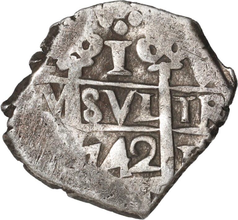 Read more about the article PERU  Lima  cob 1 real  1742 V.
