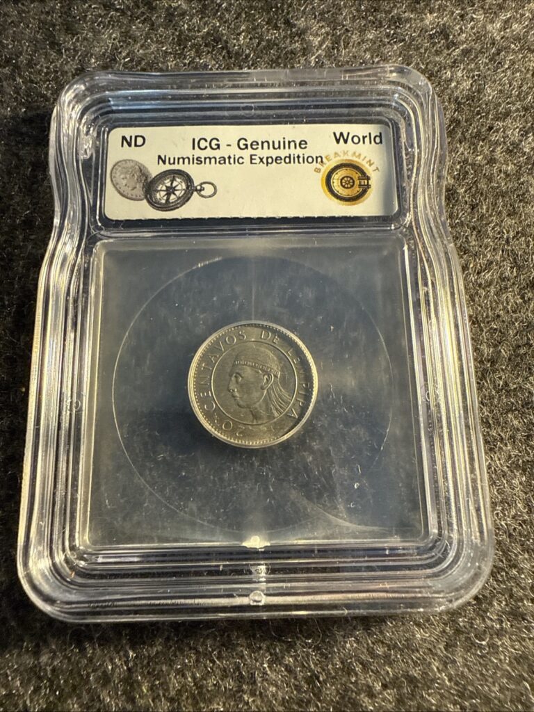 Read more about the article ICG Genuine  Numismatic Expedition 1978  Honduras 20 Centavos Coin