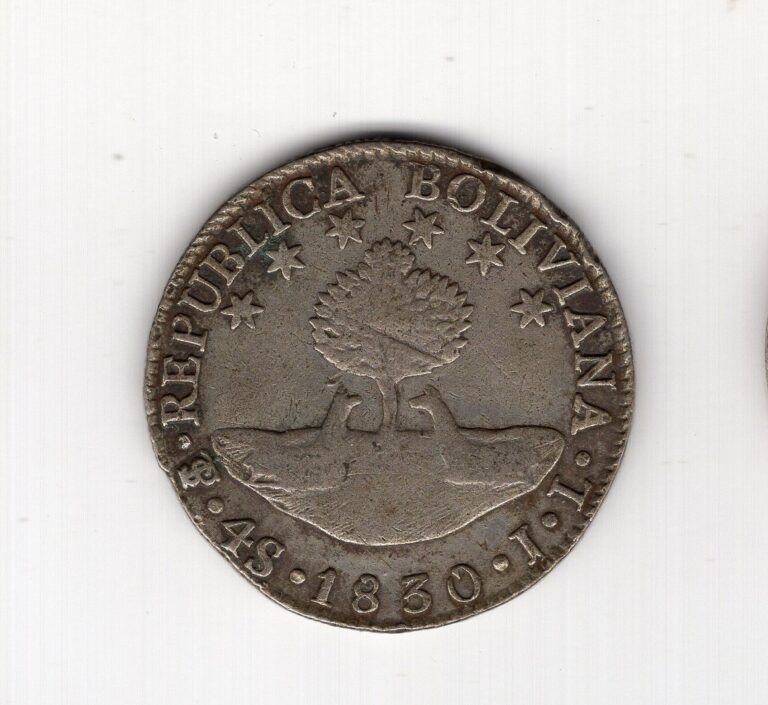 Read more about the article BOLIVIA 1830 Potosi 4 soles silver coin JL