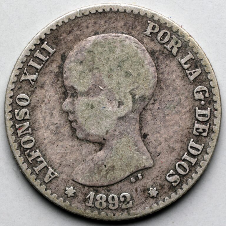 Read more about the article 1892 Spain 50 Centimos