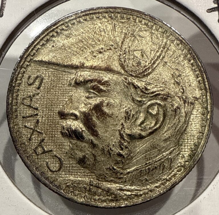 Read more about the article 1935 2000 Reis Brazil 2000R Silver Coin – AU Detail