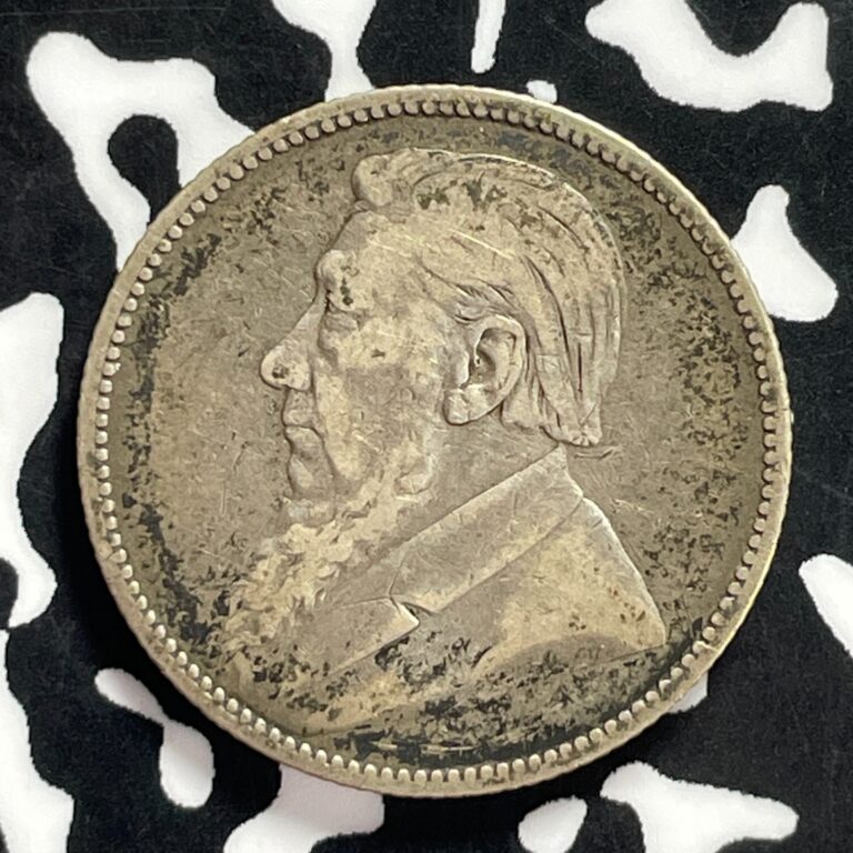 Read more about the article 1894 South Africa 1 Shilling Lot#T9697 Silver!