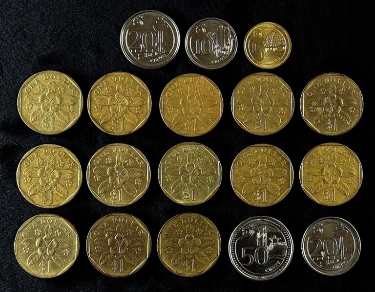 Read more about the article Singapore Coin LOT * 1987-2018 Singapore $1 DOLLAR Coins 50¢ 20¢ 10¢ 5¢ BULK LOT