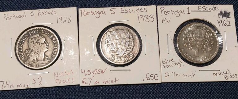 Read more about the article World/Foreign Coins: Portugal/Portuguese Nickel And Silver Coins