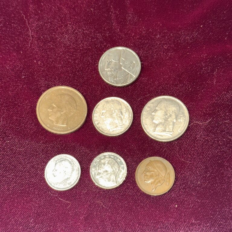 Read more about the article Belgium Coins   1957 -1999  Total 7