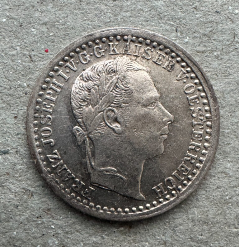Read more about the article Austria  5 Kreuzer  1859-A  KM#2197