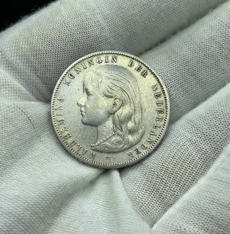 Read more about the article Netherlands 1897 Silver Gulden M293