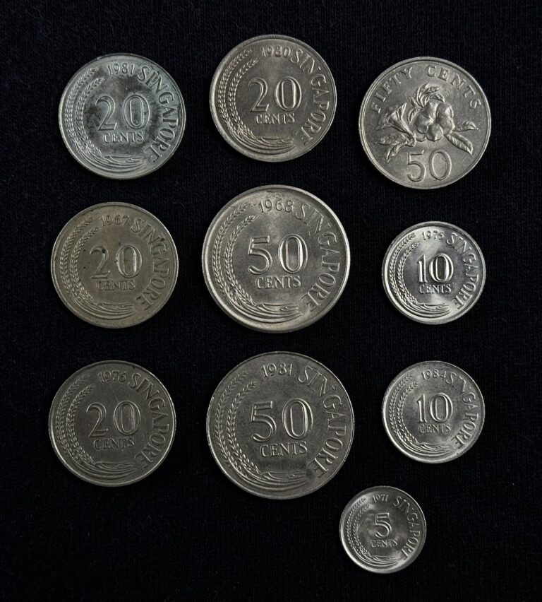 Read more about the article OLD Singapore Coin LOT * 1967-1987 Singapore 50¢ 20¢ 10¢ 5¢ CENT Coins BULK LOT