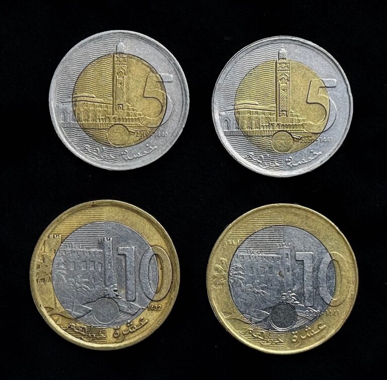 Read more about the article Morocco Coin LOT Moroccan 5 10 DIRHAM Coins Money Currency MIXED LOT