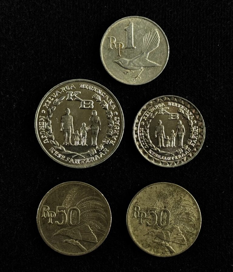 Read more about the article OLD Indonesia Coin LOT * 1970-1979 Indonesian 1 5 50 RUPIAH Coins MIXED BULK LOT