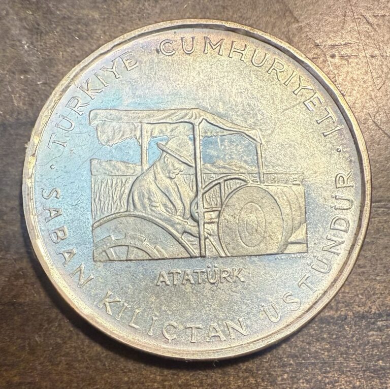 Read more about the article 1978 Turkey 150 Lire FAO Silver Coin