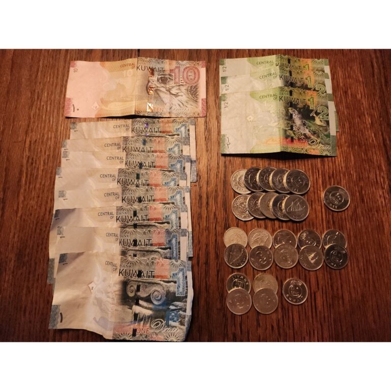 Read more about the article Kuwait Currency Coin Foreign Exchange Lot 21.35 Dinars