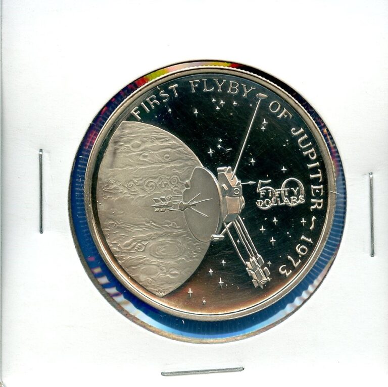 Read more about the article 1989 Marshall Islands First Fly By of Jupiter NASA .999 1oz Silver Proof Coin