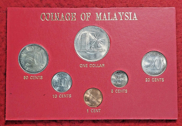 Read more about the article MALAYSIA 1968 to 1971 SIX UNCIRCULATED COINS SET IN PRESENTATION PACK