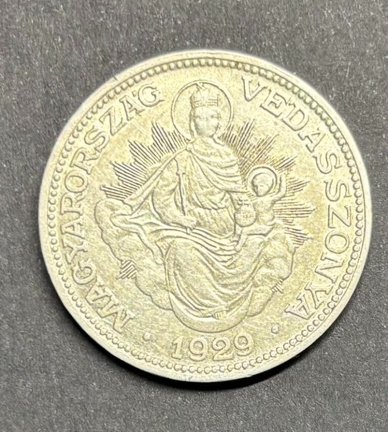 Read more about the article 1929BP Silver Hungary 2 Pengo  .640 Silver-Rare and Beautiful!