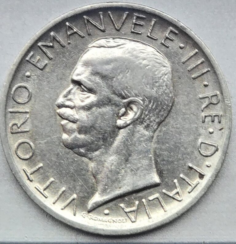 Read more about the article High Grade Italy 1929R 5 Lire Silver Coin