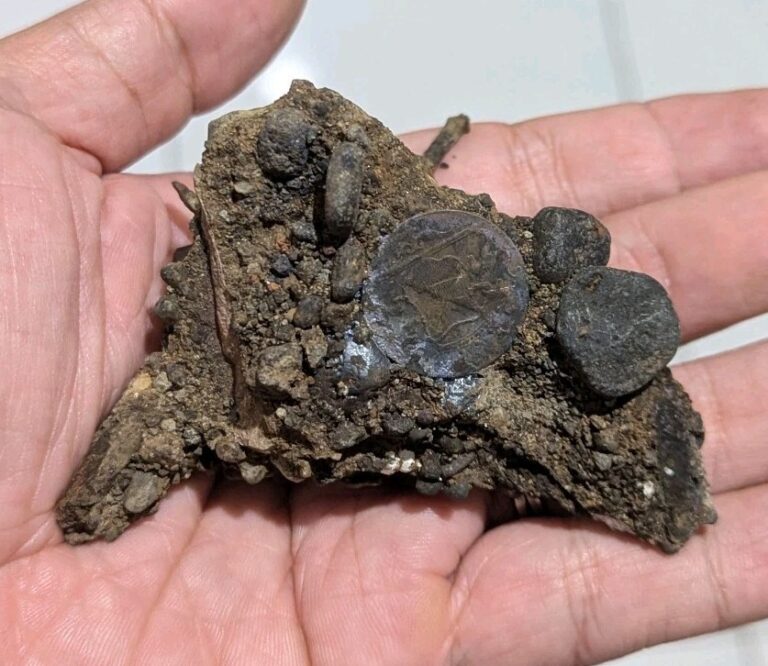 Read more about the article Authentic Dutch Netherlands VOC Utrecht Province 1700″ Fossil Shipwreck Coin_492