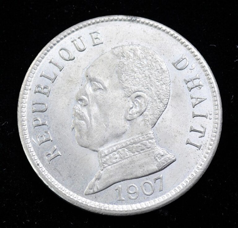 Read more about the article 1907 Haiti 50 Centimes AU+ Free Shipping