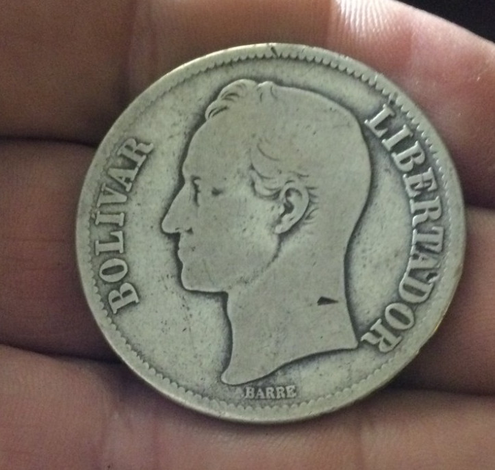 Read more about the article 1919 Venezuela Silver 5 Bolivares