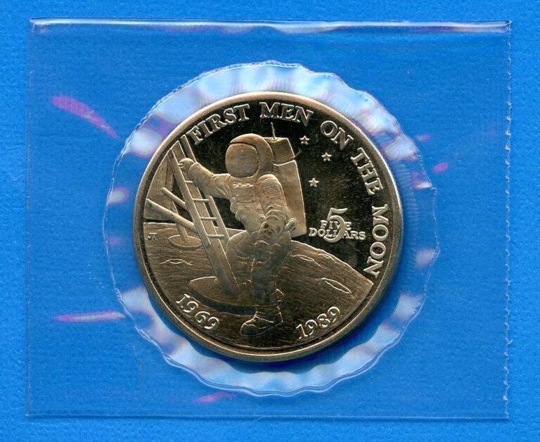 Read more about the article 1989 Marshall Islands $5 First Men On The Moon Commemorative Coin #03 NASA