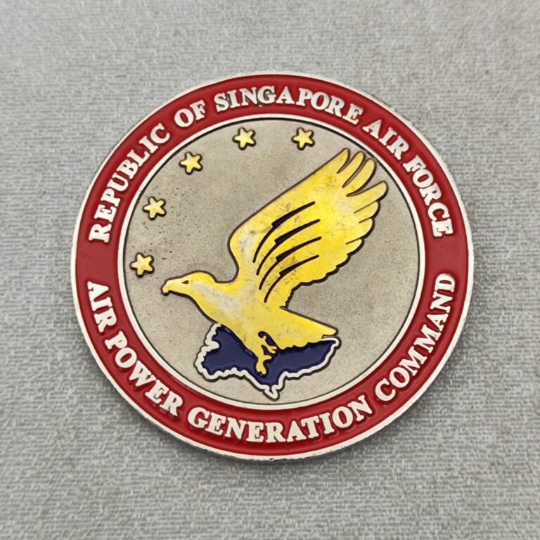 Read more about the article Republic of Singapore Air Force Tengah Air Base Chief Warrant Officer Coin