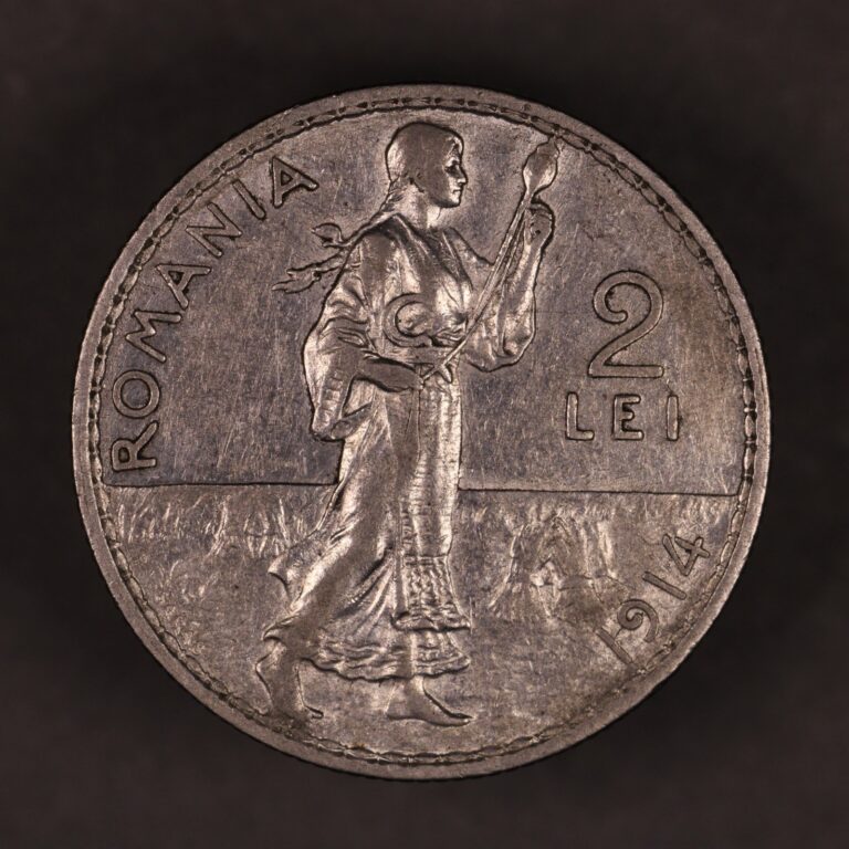 Read more about the article 1914 Romania Silver 2 Lei
