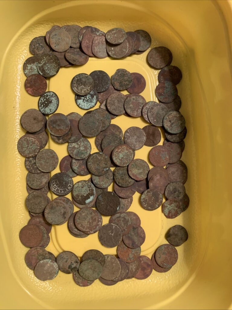 Read more about the article Poland Lithuania Russia Riga Uncleaned Coins Lot Various Conditions Culls To Ok