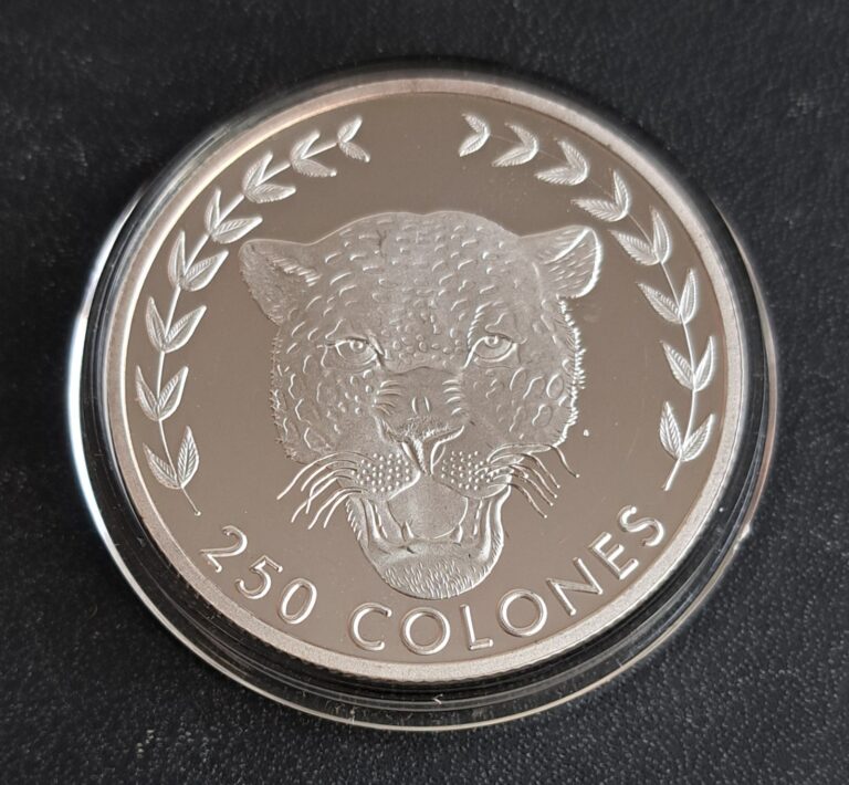 Read more about the article 1982 Costa Rica Jaguar 250 Colones /1-0500