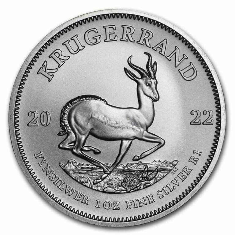 Read more about the article 2022 South Africa 1 oz 999 Silver Krugerrand Coin Brilliant Uncirculated