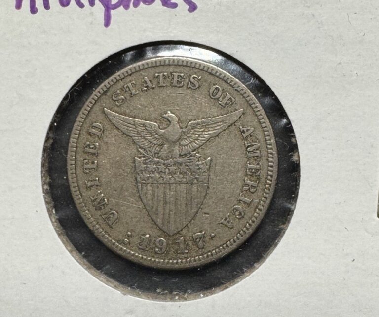 Read more about the article 1917 S PHILIPPINES 5 CENTAVOS NICE GRADE COIN UNITED STATES ADMIN-KM#164