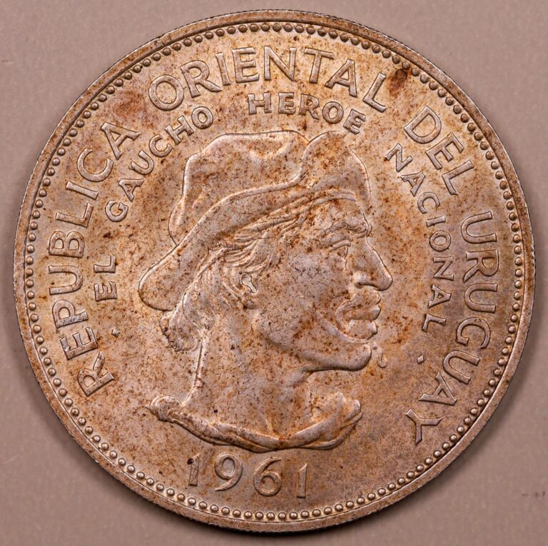 Read more about the article 1961 Uruguay 10 Peso Silver Coin ***RARE ORIGINAL COIN***