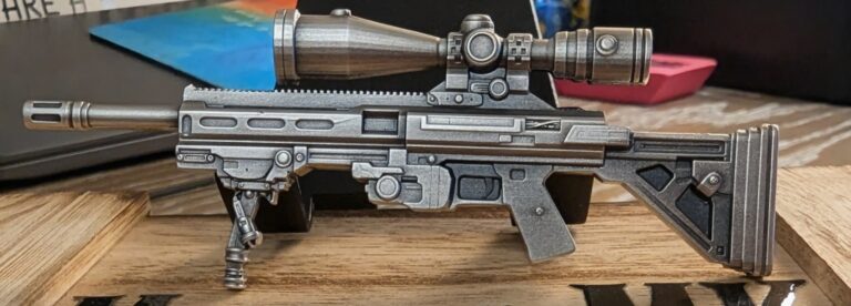 Read more about the article 2025 Cameroon 2 oz Silver  AG47 Widow Maker Deadliest Weapon Antique Silver #190