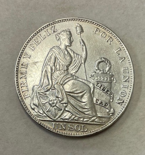 Read more about the article Peru – 1915 Large Silver Sol – Nice Coin – Scarce