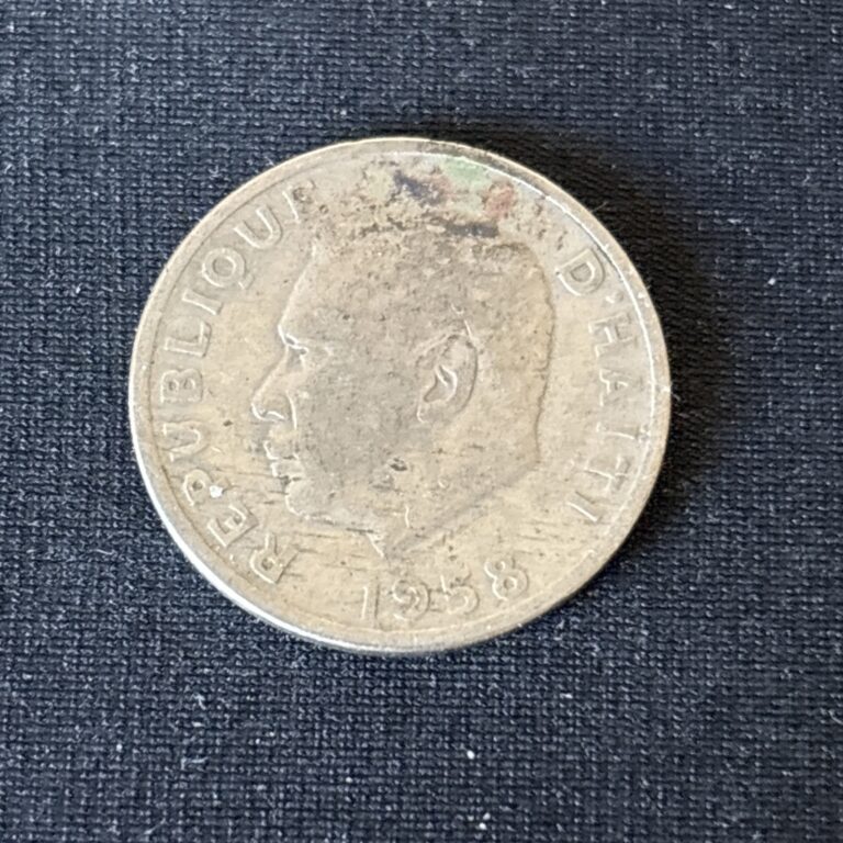 Read more about the article 1958 Haiti 10 Ten Centimes Actual Coin Beautiful Coin Free Shipping. Z595