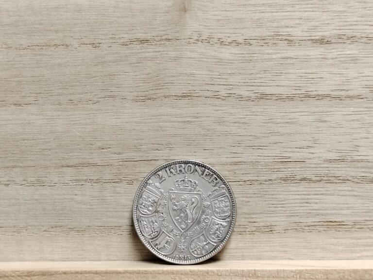Read more about the article 1913 2 Kroner Norway Silver Coin (Haakon VII)
