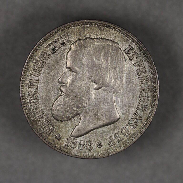 Read more about the article 1888 Brazil Silver 500 Reis