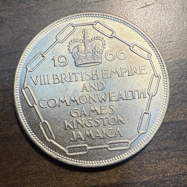 Read more about the article 1966 jamaica 5 Shillings commonwealth games