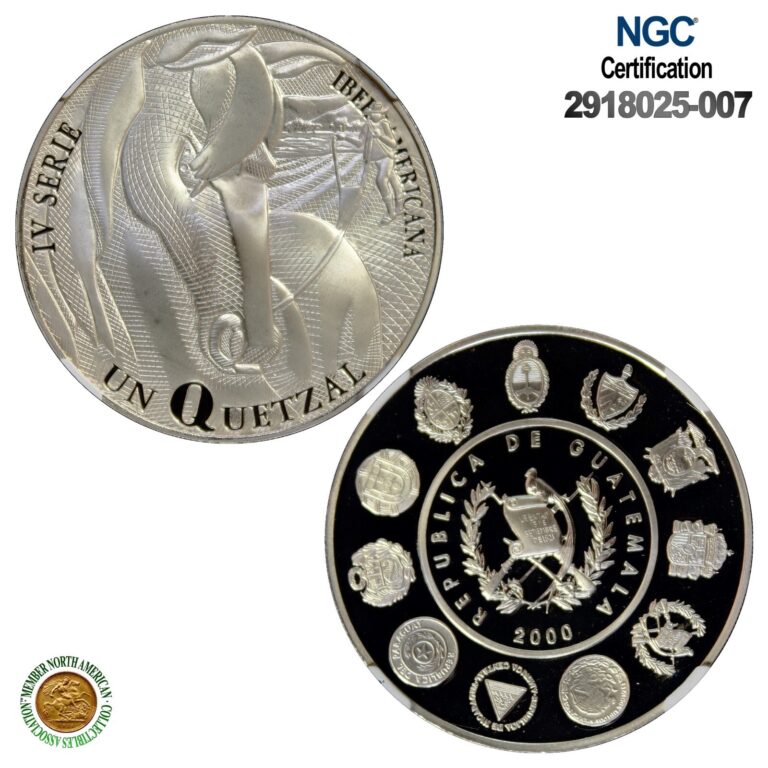 Read more about the article 2000 Guatemala S1Q Man and his Horse NGC PF 69 UCAM