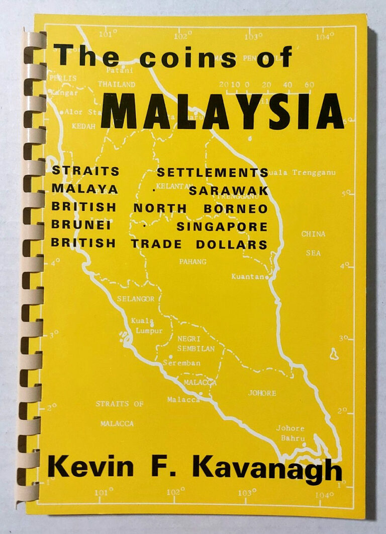Read more about the article The Coins of Malaysia 1845-1967 PB Comb 1969 Kevin F. Kavanagh Scarce Rare