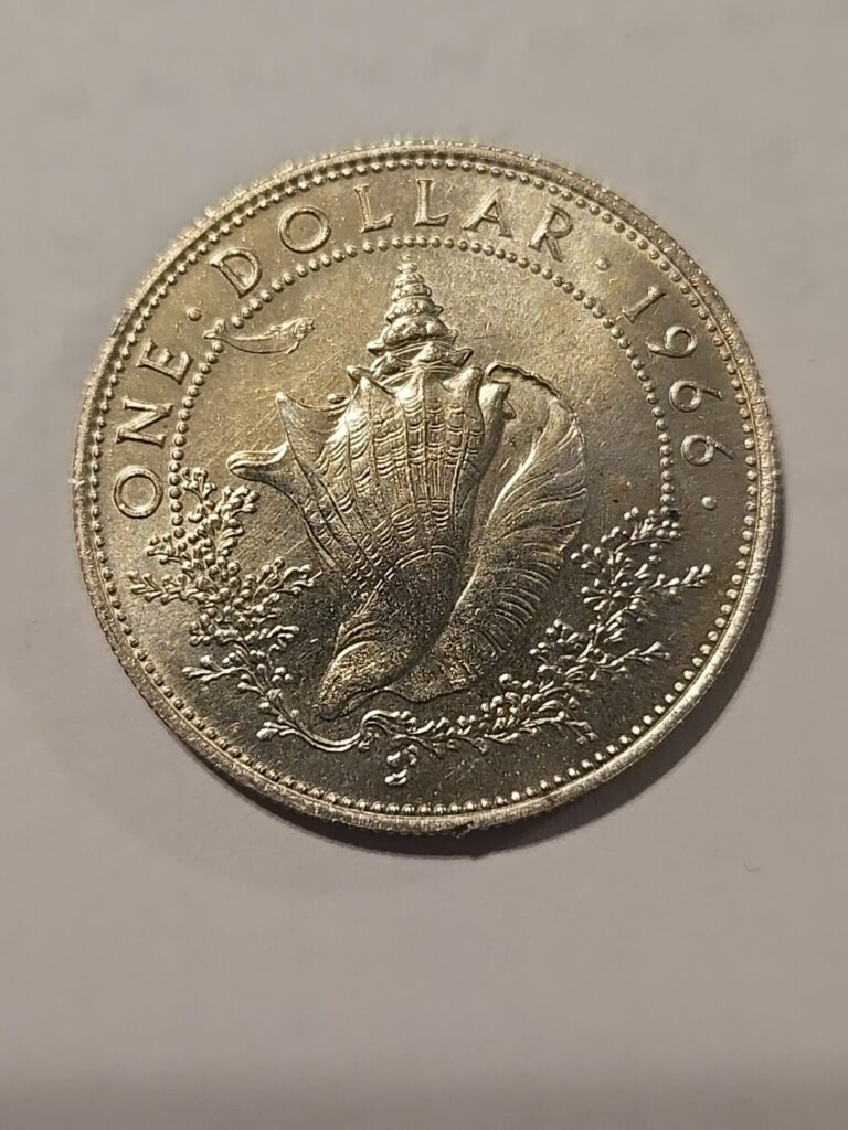 Read more about the article BAHAMAS ONE DOLLAR 1966 SILVER AU Condition #905