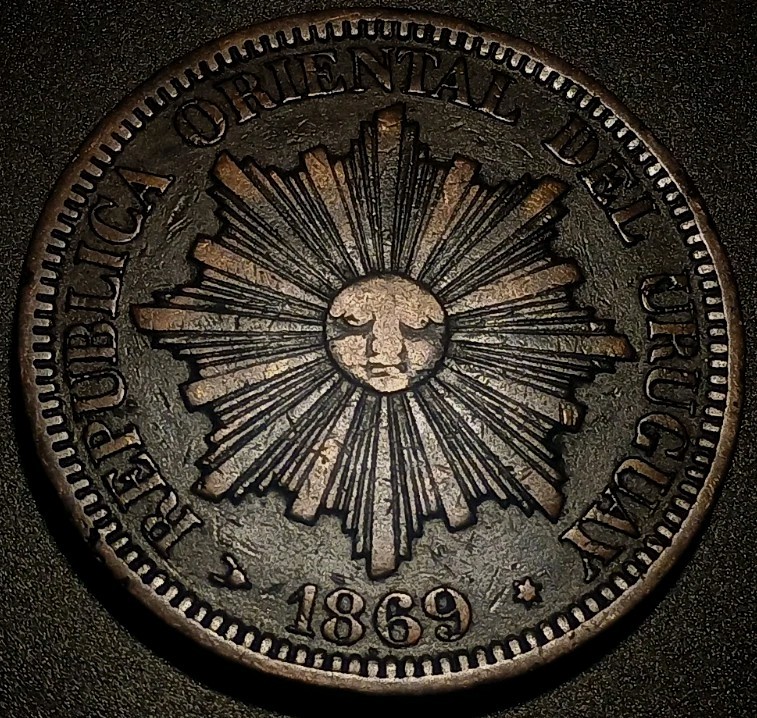 Read more about the article Estate Coin Dated 1869 Super Nice Uruguay 4 Centesimos Collectable Grade Coin