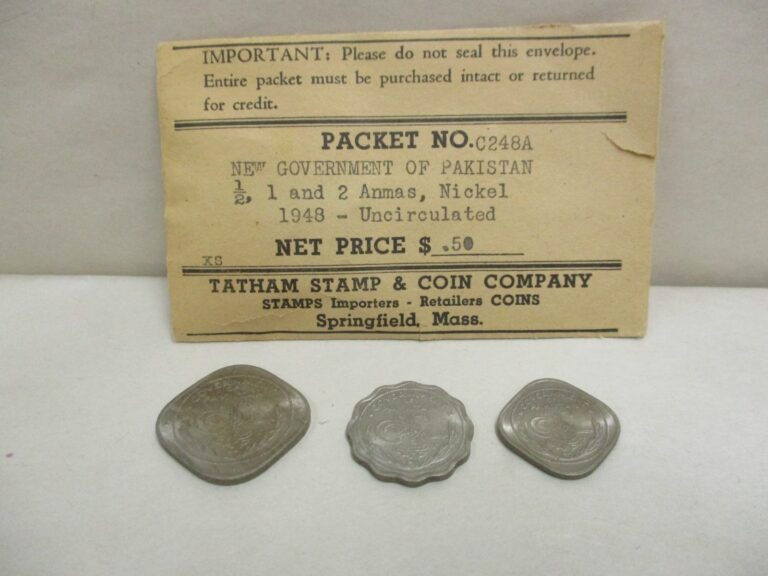 Read more about the article 1948 Tatham Coin Packet #C248A Pakistan