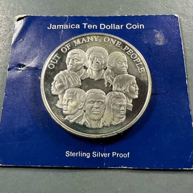 Read more about the article 1978 $10 Jamaica SILVER PROOF 10 Dollars KM# 75a [ASW: 1.2728oz](88067)