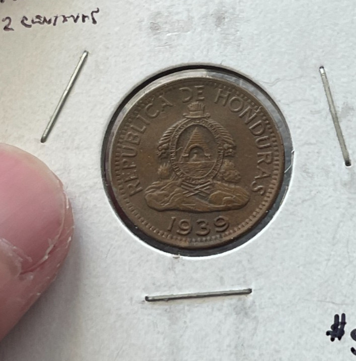 Read more about the article 1939 Honduras 2 Centavos L2