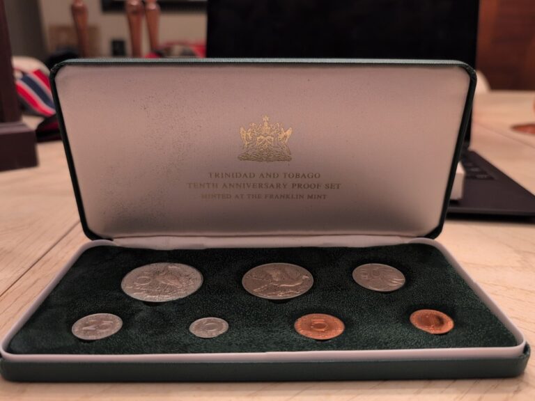 Read more about the article Trinidad and Tobago 1972 Tenth Anniversary Proof Set (7-Coin)