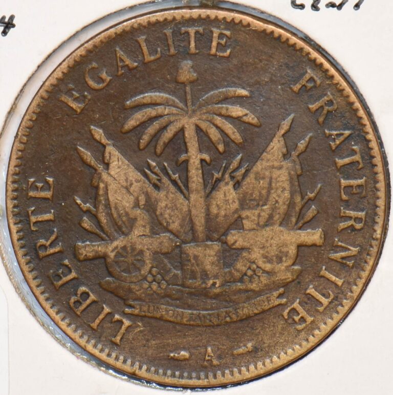 Read more about the article Haiti 1894-A 2 Centimes Liberty Equality Brotherhood 194358 combine shipping